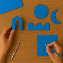 Blue Cardboard - Kika