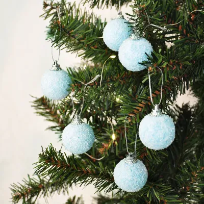 Blue Christmas Ball Ornaments - 1