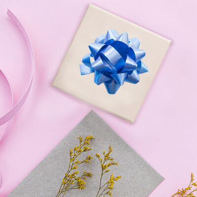 Blue Gift Bows - No:2 - 1
