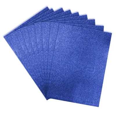 Blue Glitter EVA Craft Foam Sheet - 2