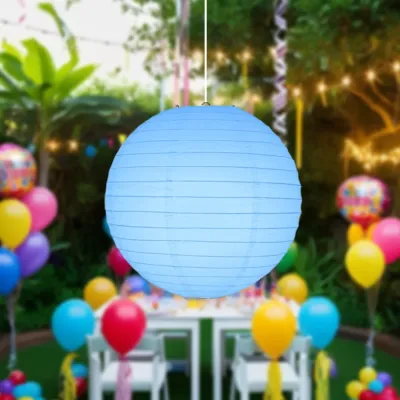 Blue Paper Lantern 20cm - 1