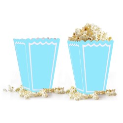 Blue Pastel Popcorn Boxes - Kikajoy