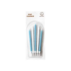 Blue & White Cake Candle Set - Kikajoy (1)