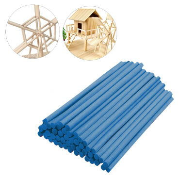 Blue Wooden Dowels - 2