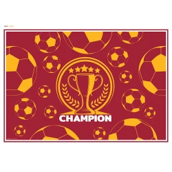 Champion Sarı Kırmızı Boyama Aktiviteli Parti Sunumu - Kikajoy (1)