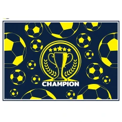 Champion Sarı Lacivert Boyama Aktiviteli Parti Sunumu - Kikajoy (1)