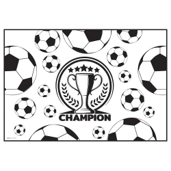 Champion Sarı Lacivert Boyama Aktiviteli Parti Sunumu - 3