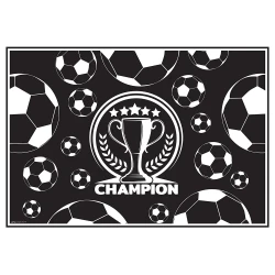 Champion Siyah Beyaz Boyama Aktiviteli Parti Sunumu - Kikajoy (1)