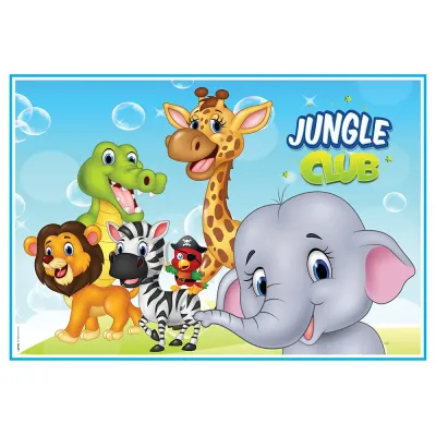 Jungle Club Boyama Aktiviteli Parti Sunumu 8li - 2
