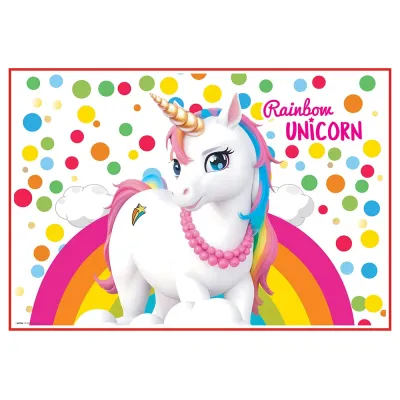 Rainbow Unicorn Boyama Aktiviteli Parti Sunumu 8li - 2