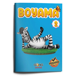 Zebra Boyama Kitabı - Thumbnail