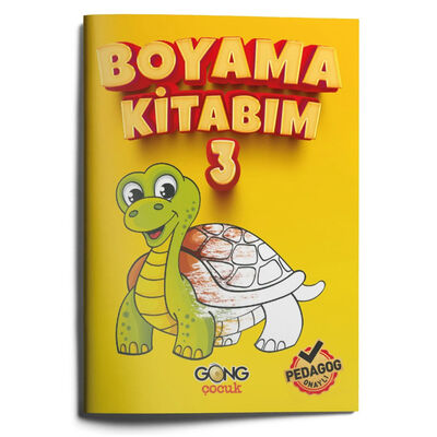 Kaplumbağa Boyama Kitabı