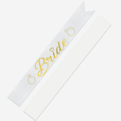 Bride Baskılı Varaklı Lüks Kuşak - Altın- - 2