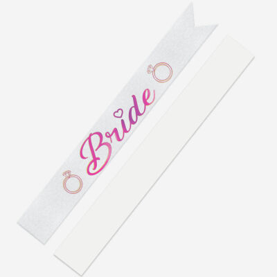 Bride Baskılı Varaklı Lüks Kuşak -Fuşya- - 2