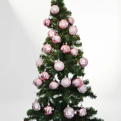 Bronze Christmas Ornaments Set - 24 pcs - 1