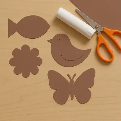 Brown Construction Paper - 1