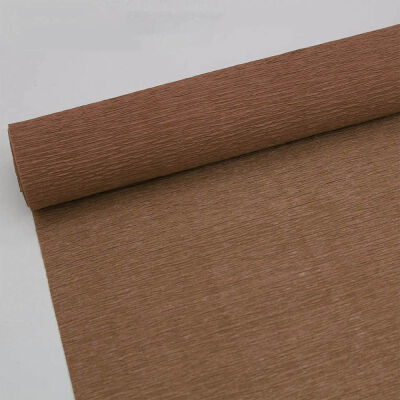 Brown Crepe Paper Roll - 2