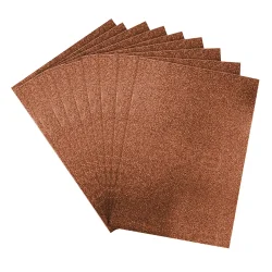 Brown Glitter EVA Craft Foam Sheet - Kika (1)