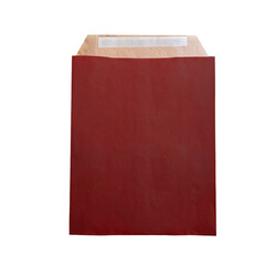 Burgundy Paper Mailing Bag 22x6x30,5 cm - Kika