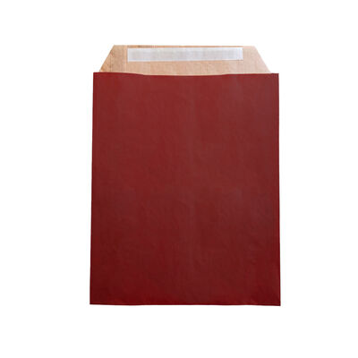Burgundy Paper Mailing Bag 22x6x30,5 cm - 1
