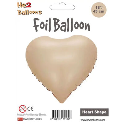 Caramel Foil Balloon - Heart - 1
