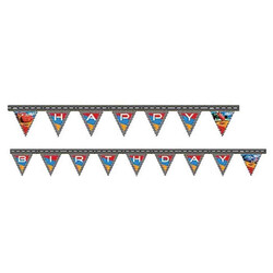 Cars Formula Happy Birthday Paper Letter Banner - Thumbnail