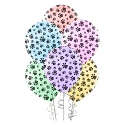 Cat Paw Colorful Balloons 12