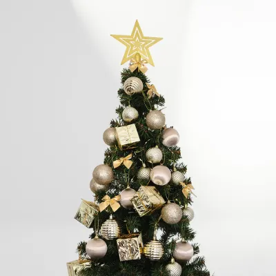 Champagne Christmas Ornaments Set - 29 pcs - 1
