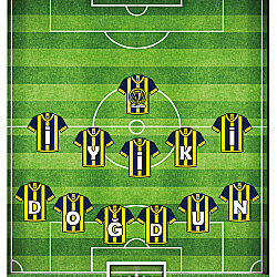 Champion Yellow Navy Blue İyi Ki Doğdun Banner - 2