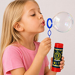 2 Pcs Champion Yellow Navy Blue Bubble Wands - Kikajoy