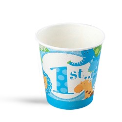  - Cheerful Animals Paper Cups Blue