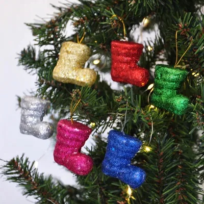 Christmas Boot Tree Decorations - 1