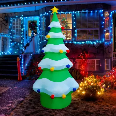 Christmas Decorations - Inflatable Pine Tree - 1