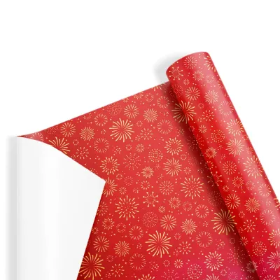 Christmas Design Wrapping Paper Roll - 3