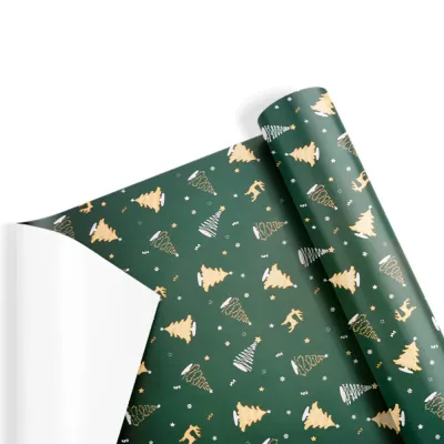 Christmas Design Wrapping Paper Roll - 8
