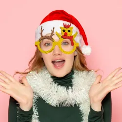 Christmas Glasses - Deer - 1