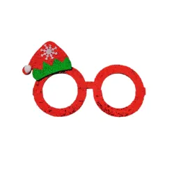 Christmas Glasses - Santa Claus Hat - (1)