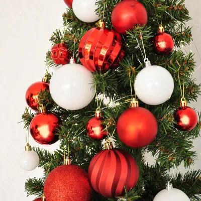 Red Christmas Ornaments Set - 87 pcs - 2