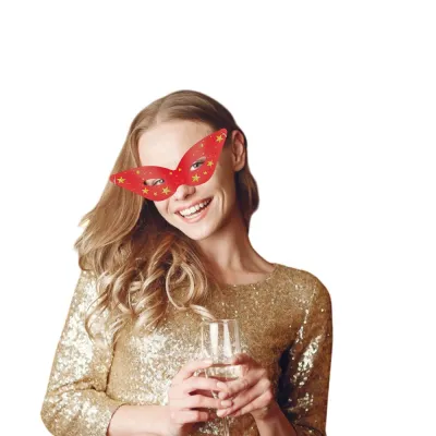 Christmas Paper Party Eye Masks - 1