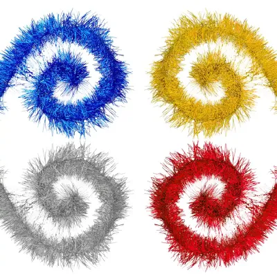 Christmas Tinsel 3cm - 1