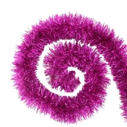 Christmas Tinsel - Fuchsia - 2