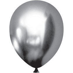 Silver Chrome Balloon 12
