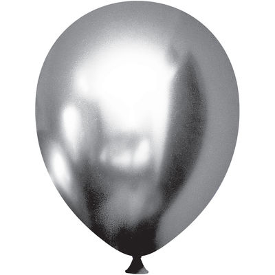 Silver Chrome Balloon 12