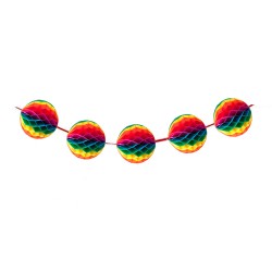 Colorful Honeycomb Ball Garland - 2