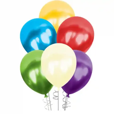 Colorful Metallic Balloons 10