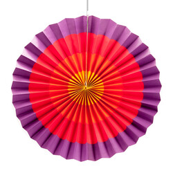  - Colorful Paper Fan 45 cm
