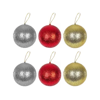 Colourful Christmas Ball Ornaments - 1