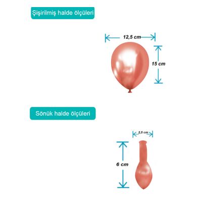Copper Crome Balloons 5