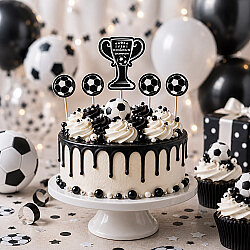 Champion Siyah Beyaz Cupcake Süsü - Kikajoy
