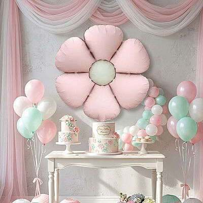 Daisy Flower Foil Balloon - 1